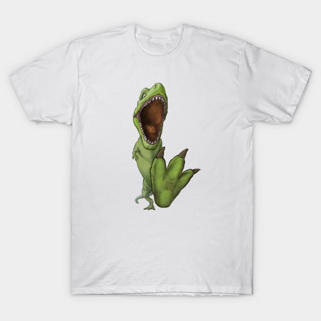 Dino Stomp T-Shirt by Victopia